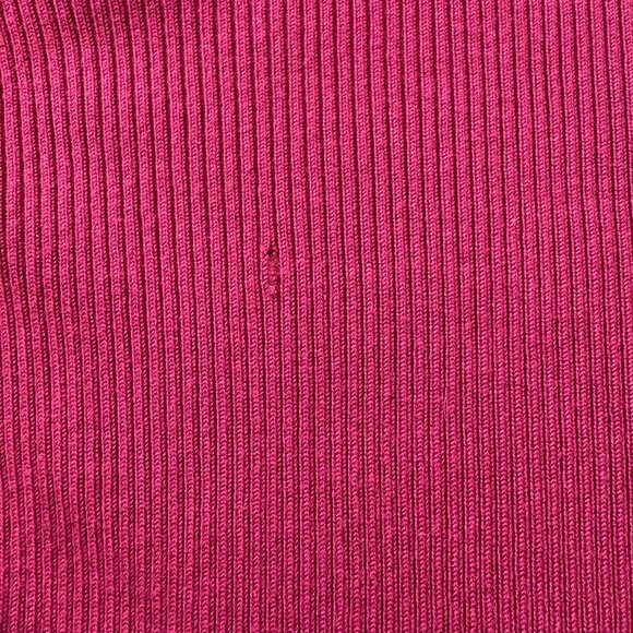 Cold-Shoulder Keyhole Burgundy Ribbed Knit Shirt Dress By Torrid Womens Size 2 - Picture 15 of 15